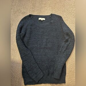 LOFT Women's Navy Crew Neck Sweater